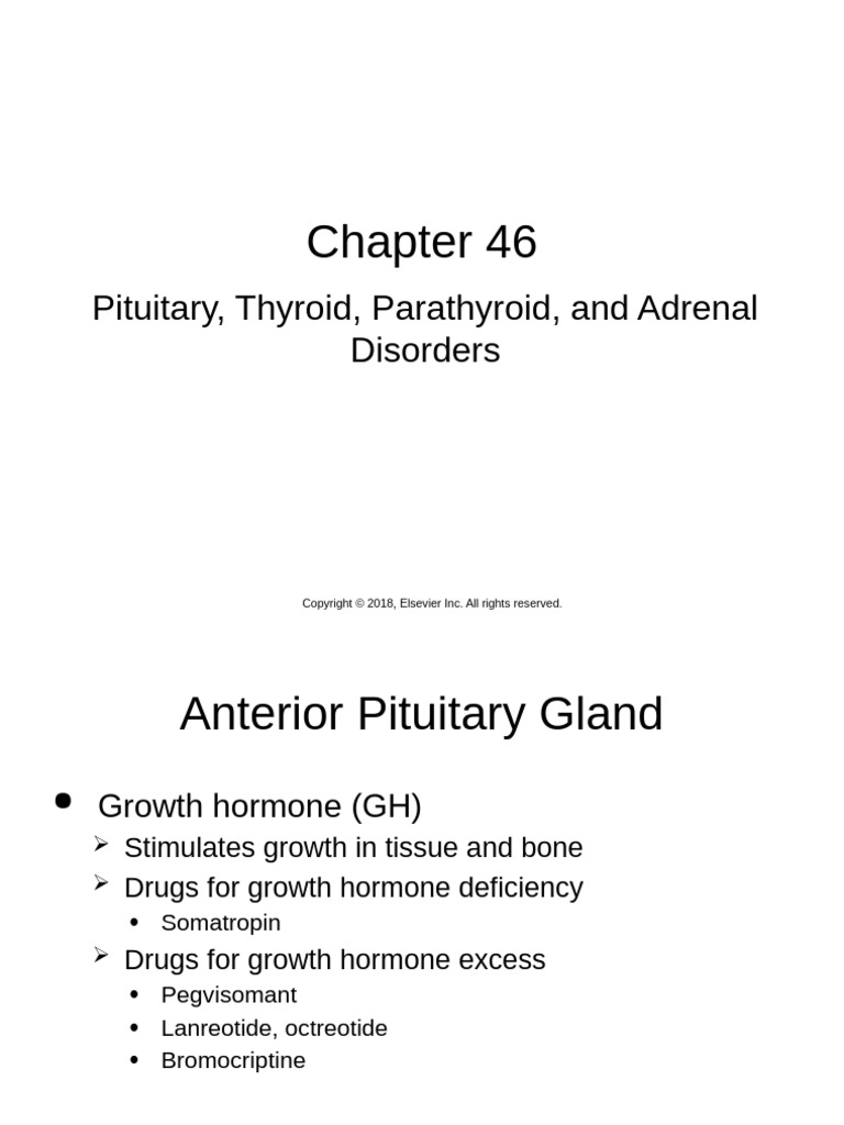 Endocrine Disorders: Pituitary to Adrenal | PDF | Hyperthyroidism | Thyroid