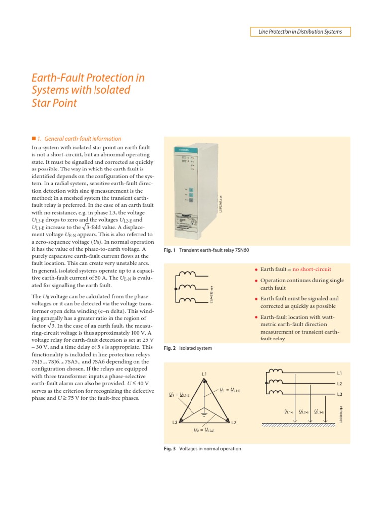 UP Appl 09 E F-Protection For Systems With Isolated Starpoint en | PDF ...