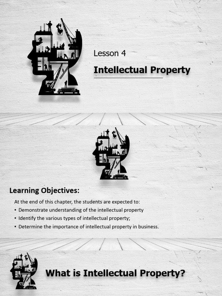 Understanding Intellectual Property Types | PDF | Intellectual Property ...