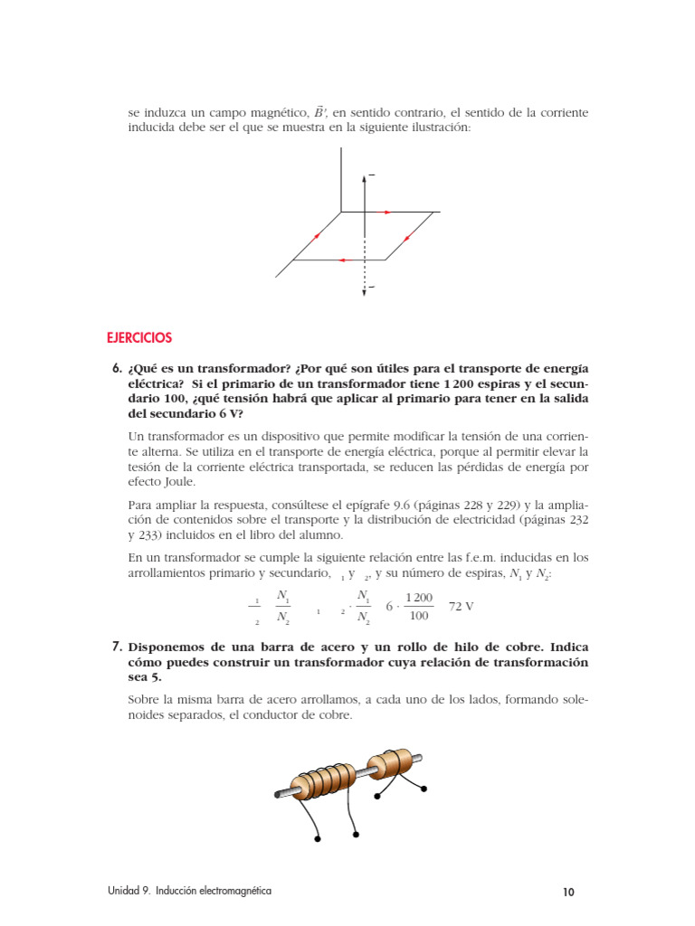 Transformadores y Autoinducción en Circuitos | PDF | Inducción ...