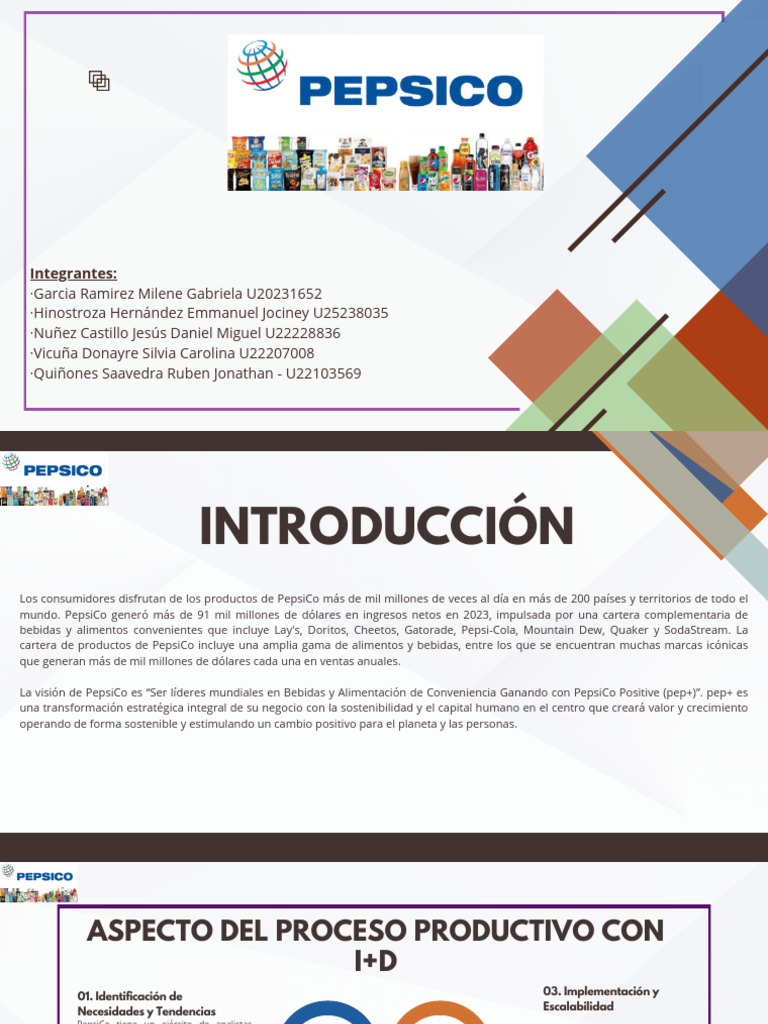 Innovación y Sostenibilidad en PepsiCo | PDF | Pepsi Co | Sustentabilidad