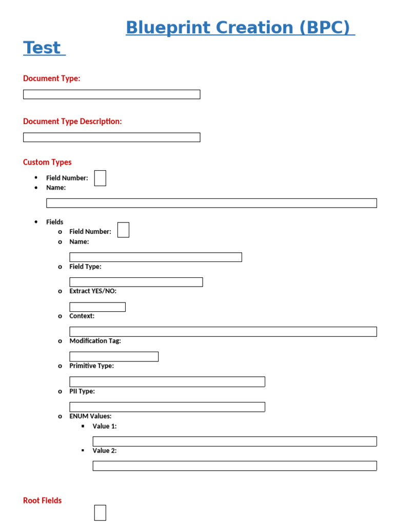 BPC Test Document Overview | PDF