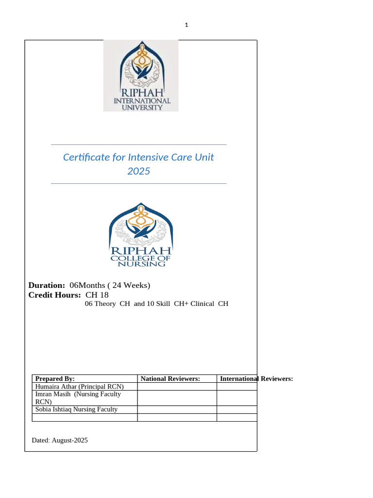 Critical Care Nursing Course for Nurses | PDF | Nursing | Intensive ...