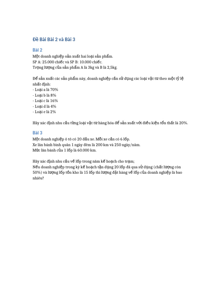 De Bai Bai 2 Va Bai 3 Pdf