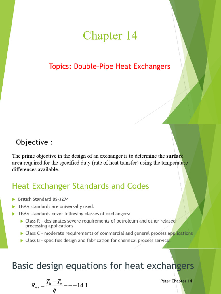 Double-Pipe Heat Exchanger Design Guide | PDF | Heat Transfer | Heat ...
