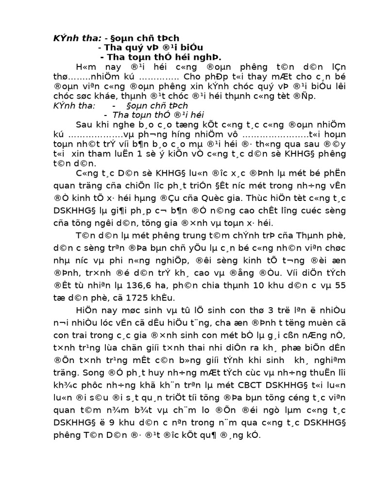 Bai Tham Luan Dai Hoi Cong Doan Ve Cong Tac Dan So | PDF