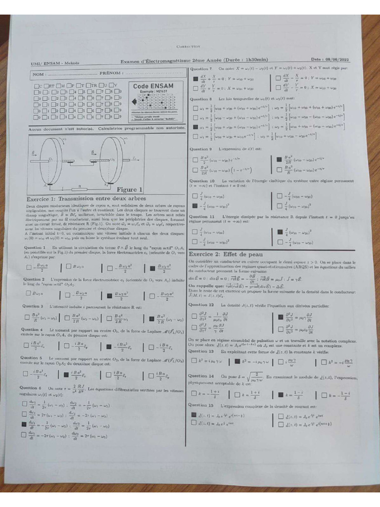 Exam 2022-2023 Correction | PDF
