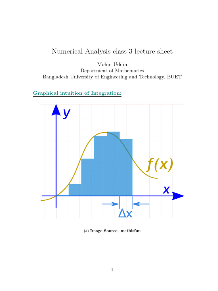 Numerical Integration Methods Explained | PDF | Differential Equations ...