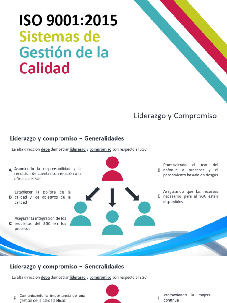 Liderazgo en ISO 9001:2015 y SGC | PDF
