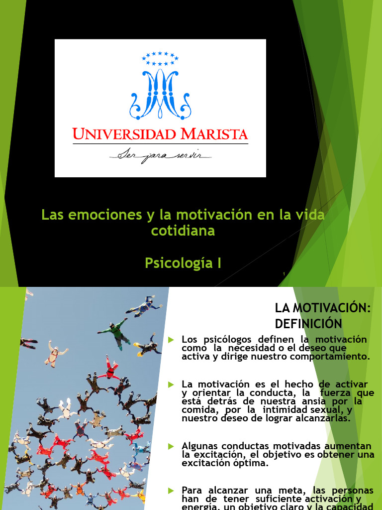 Emociones y Motivación en Psicología | PDF | Las emociones | Motivacional
