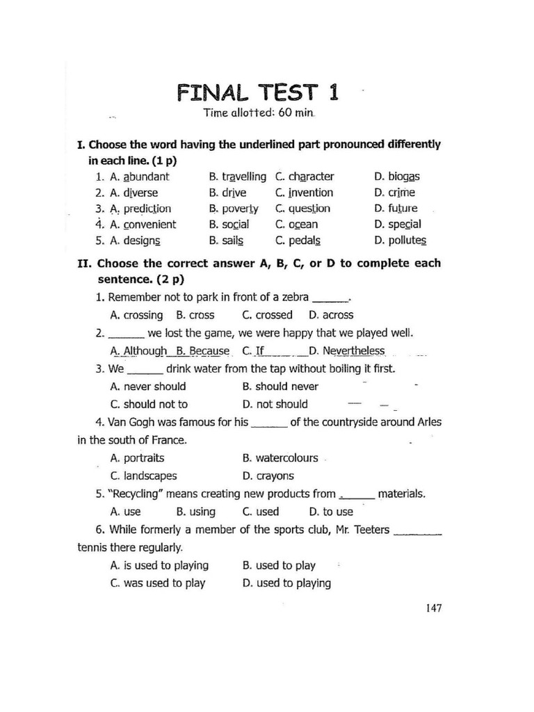 Test 1 | PDF