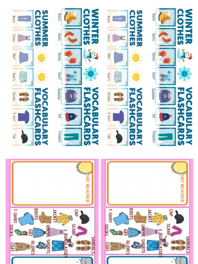 Winter Summer Clothes 2 | PDF