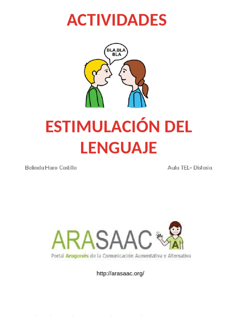 Actividades de Estimulación del Lenguaje | PDF