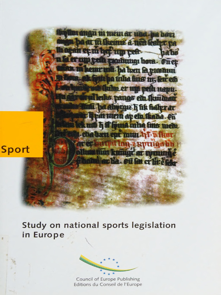 National Sports Legislation in Europe | PDF