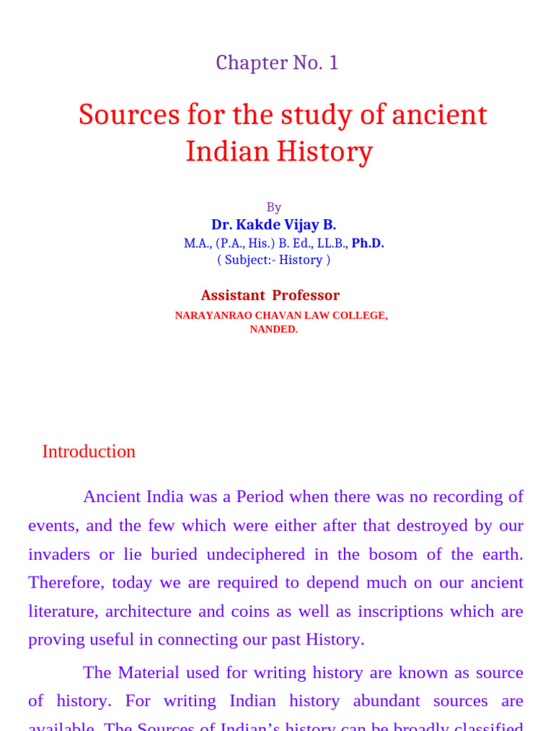 Sources of Ancient Indian History | PDF | Puranas | Ashoka