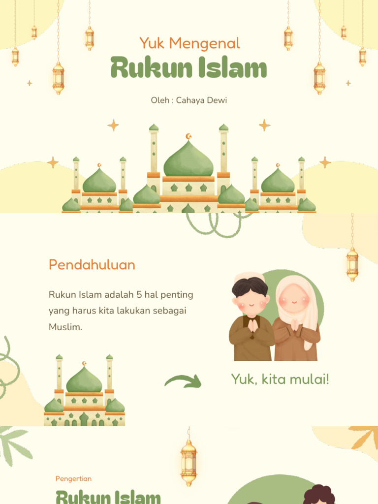 Rukun Islam: Panduan untuk Muslim | PDF
