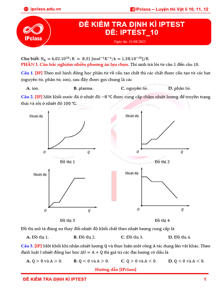 Đề IPtest 10 - Cách Dòng | PDF