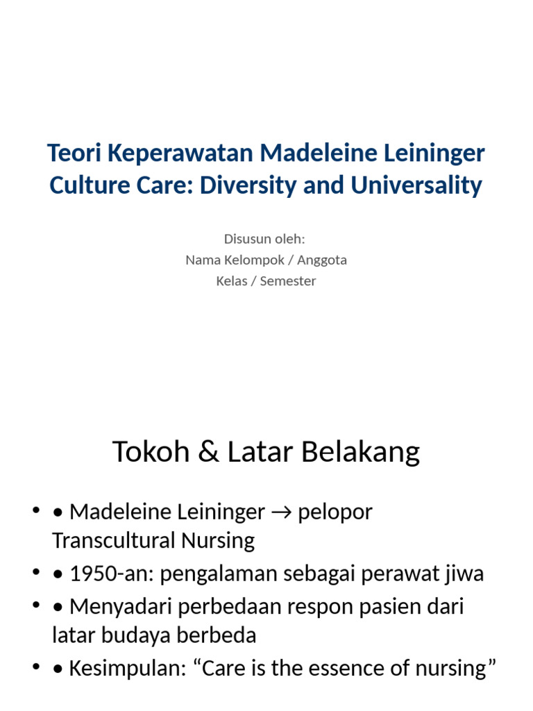 Slide 2 Leininger | PDF