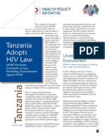 589 1 TZ Hiv Legislation Final 8-26-08