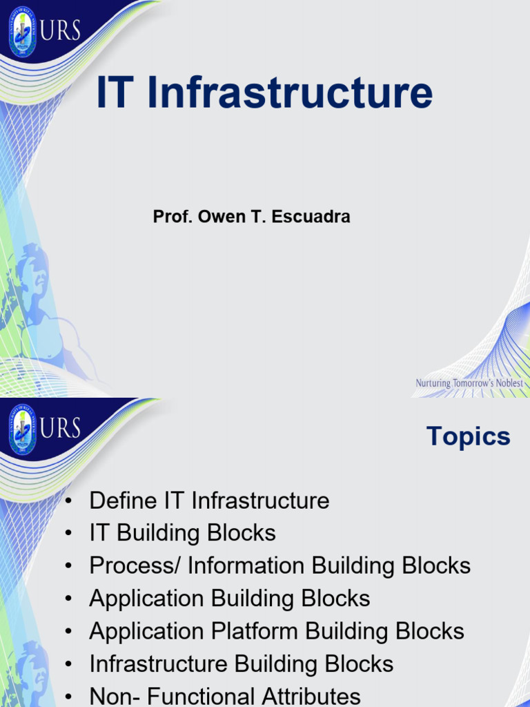 Understanding IT Infrastructure Essentials | PDF | Computer Network ...