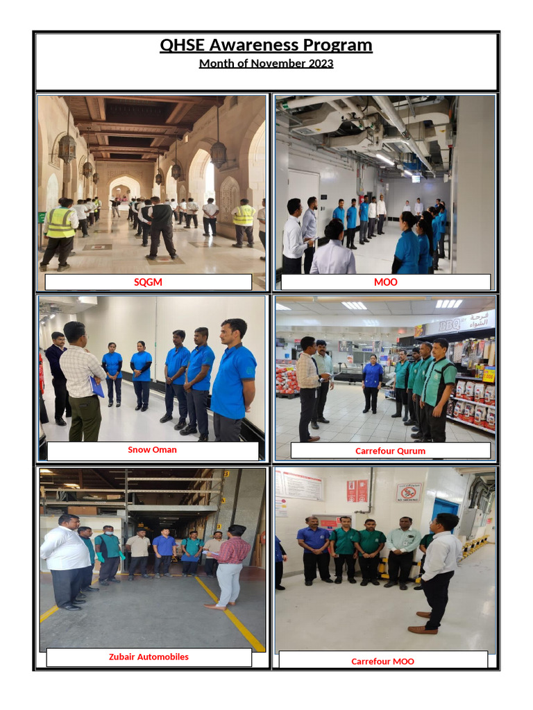 Intertek QHSE Awareness Program November 2023 | PDF