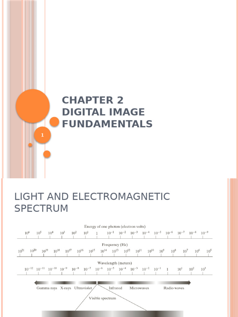 Light and Spectrum in Image Processing | PDF | Electromagnetic Spectrum ...