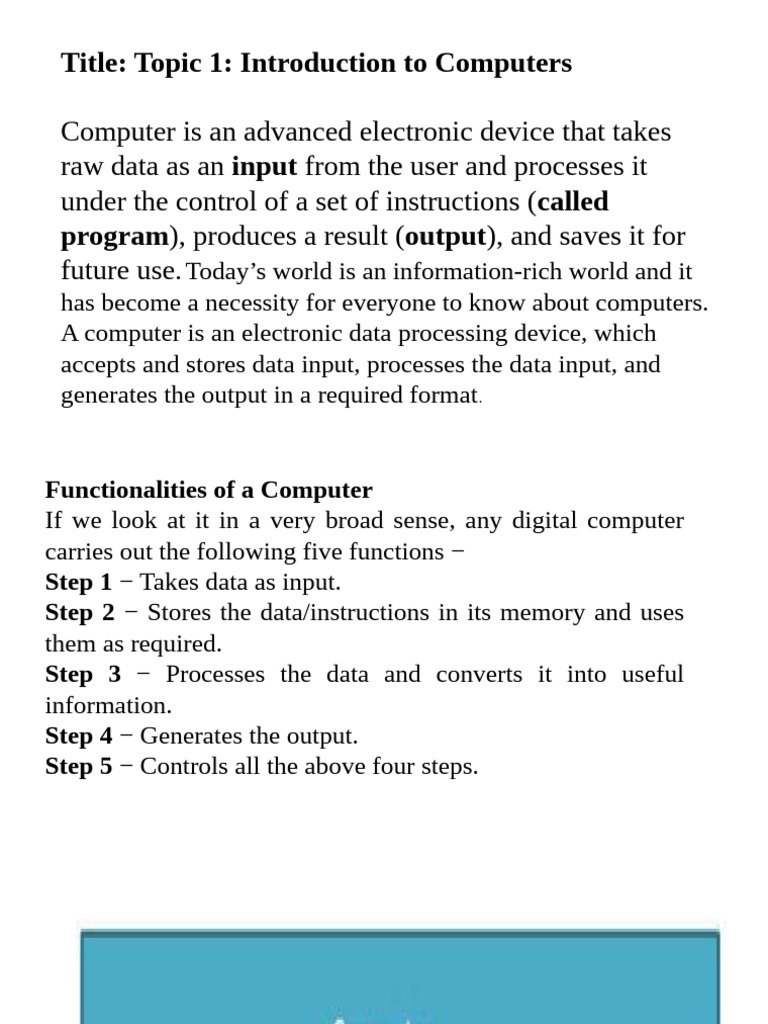 Overview of Computer Generations | PDF | Operating System | Computer ...