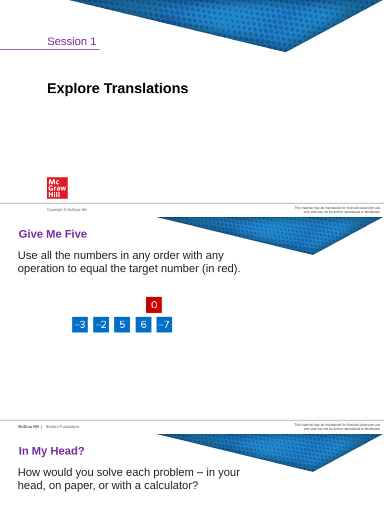ExploreTranslations 2-1 | PDF | Shape | Geometry