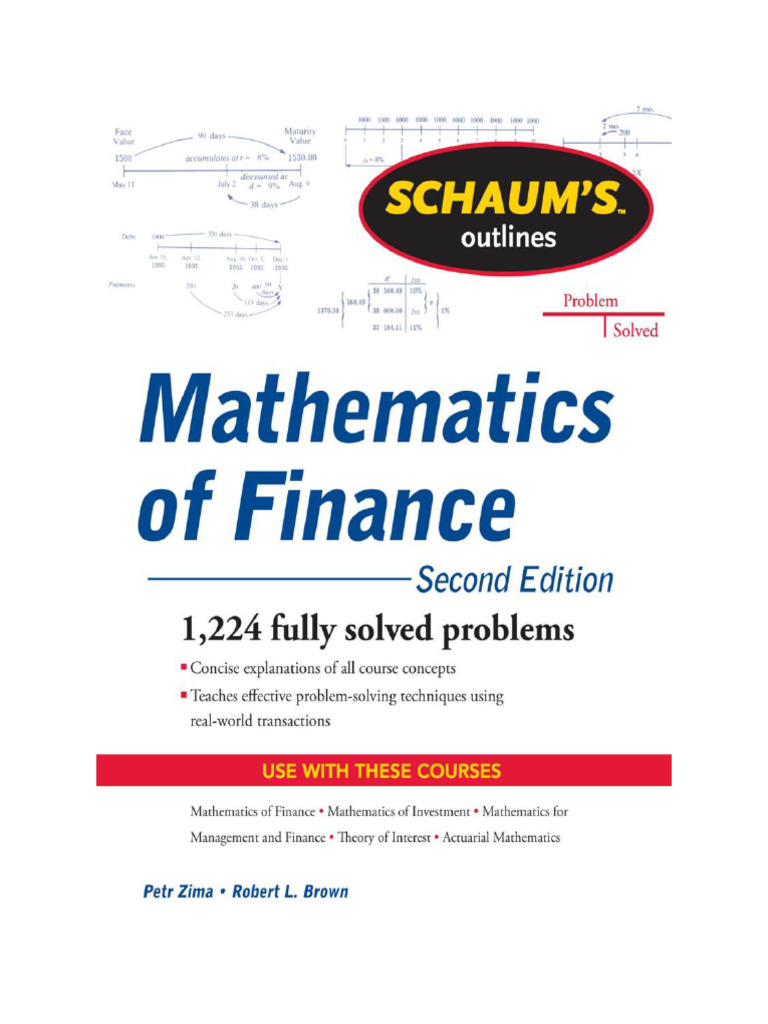 Schaum's Outline of Mathematics of Finance | PDF
