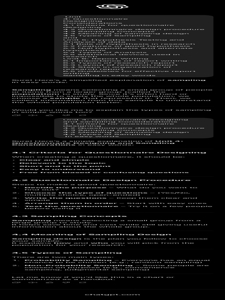 Sampling Explained Simply Pdf