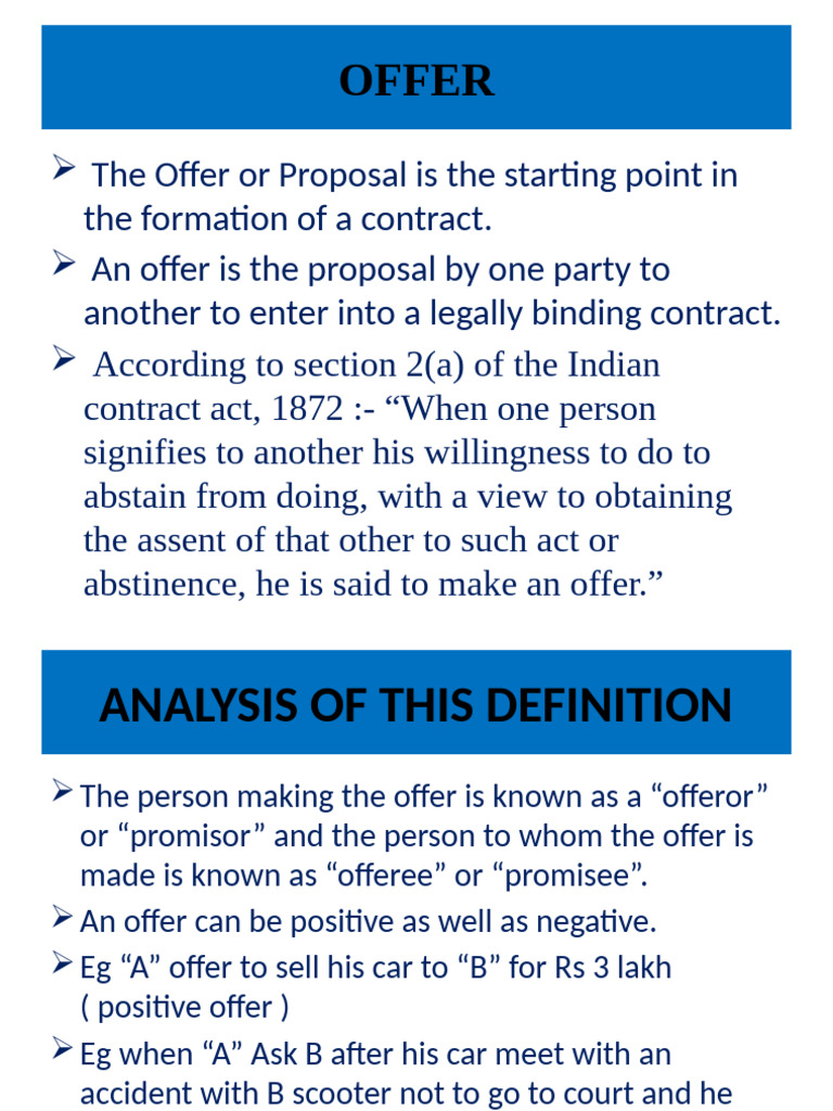 Offer and Acceptance | PDF | Offer And Acceptance | Private Law
