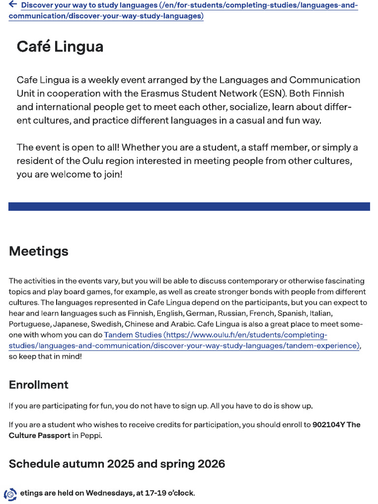 For Students Completing Studies Languages and Communication Discover ...