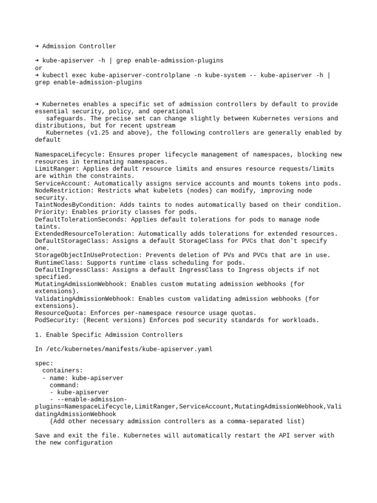 Managing NamespaceLifecycle in Kubernetes | PDF | Computer Science ...