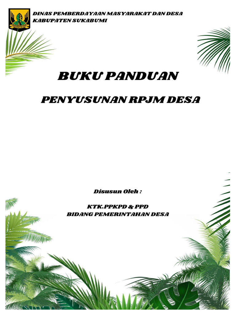 Panduan Penyusunan RPJM Desa 2025 | PDF