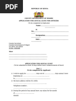 Leave Form New | PDF
