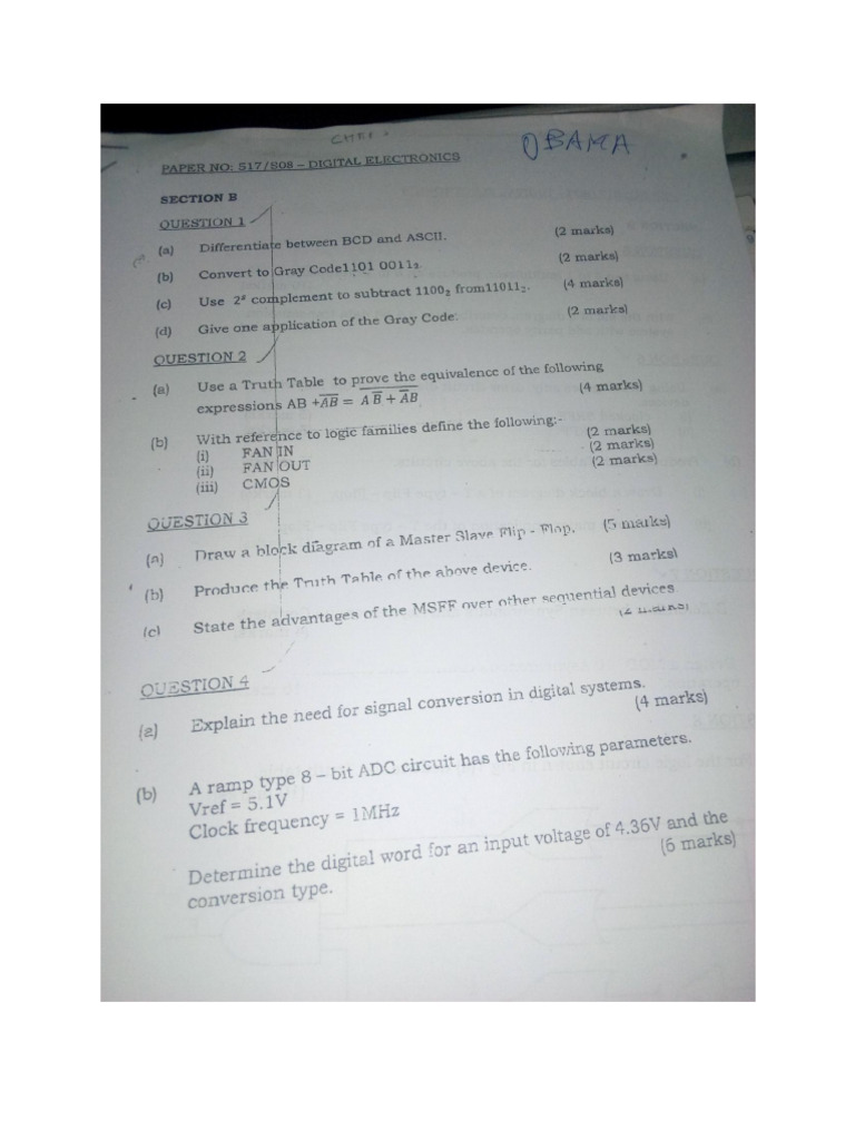 Digital Qns PDF | PDF