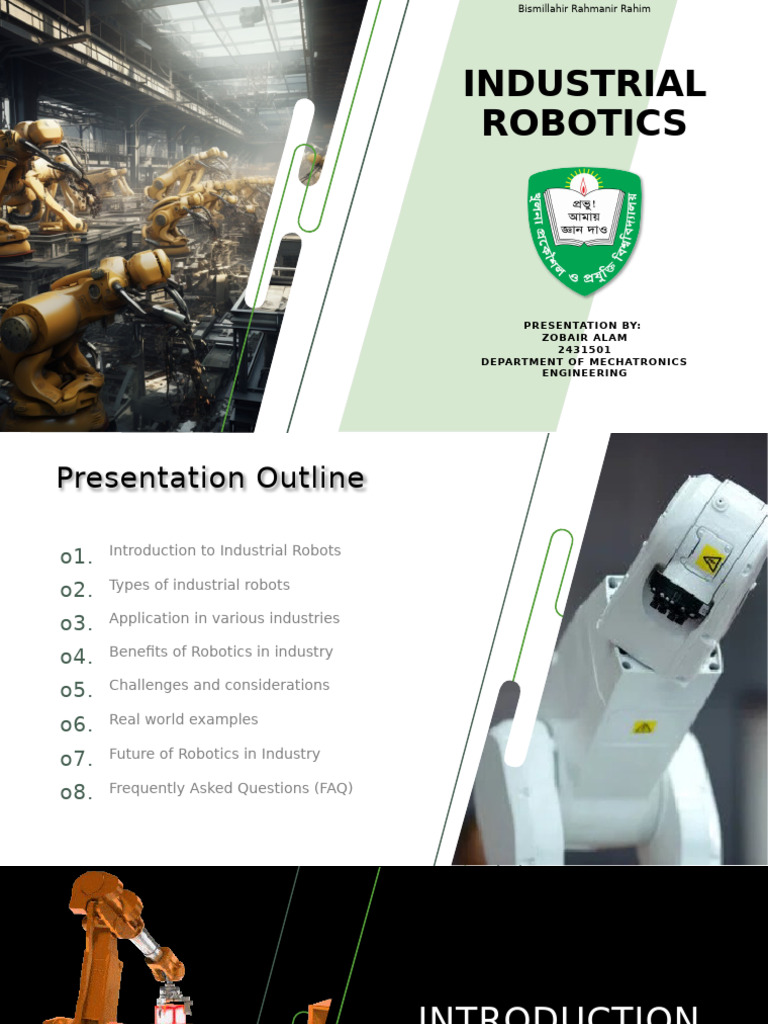 Industrial Robotics Overview and Applications | PDF | Robotics | Robot