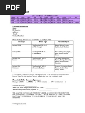 Order Form