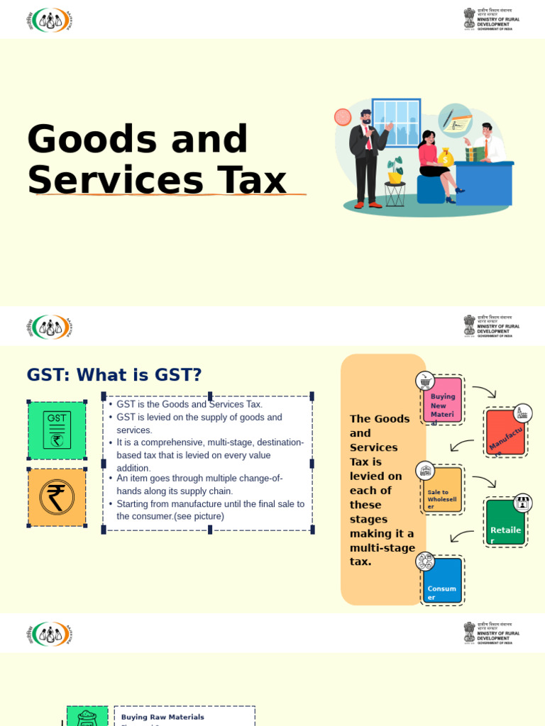 Understanding Goods and Services Tax (GST) | PDF | Taxes | Government ...