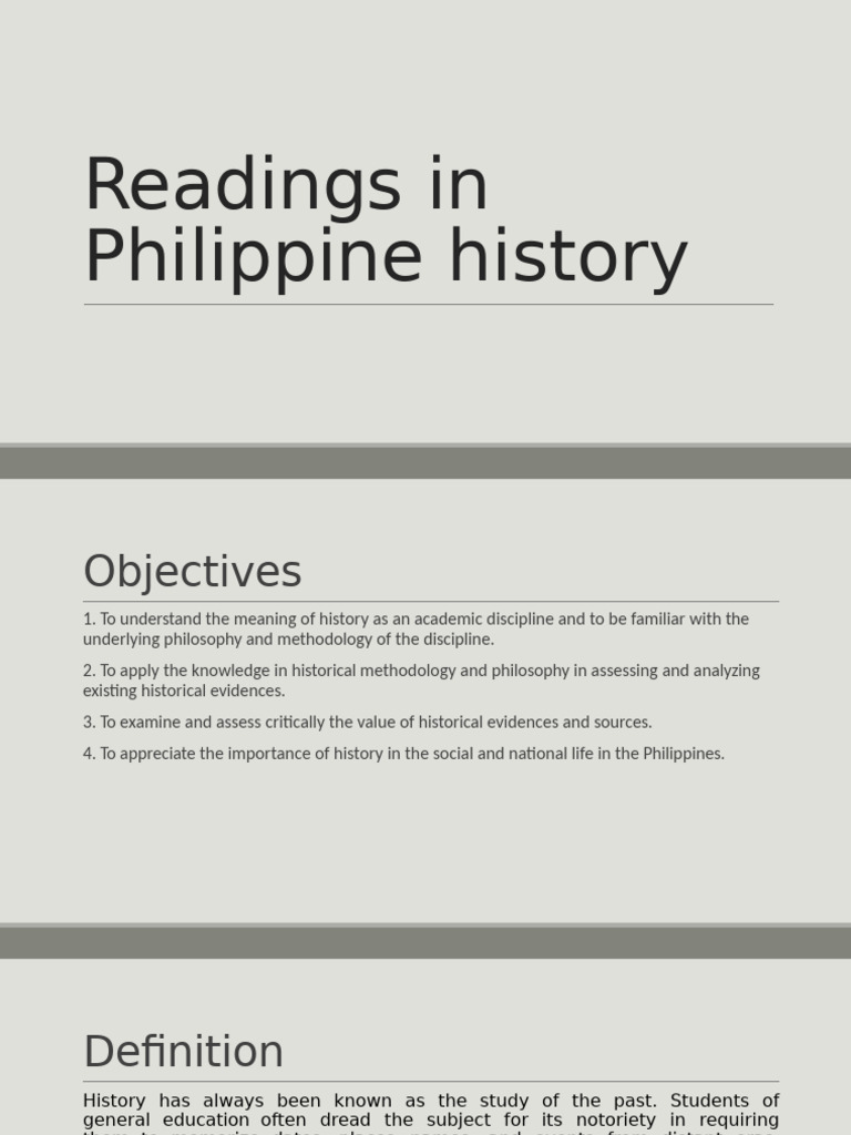 Understanding Philippine History Methods | PDF | Primary Sources ...