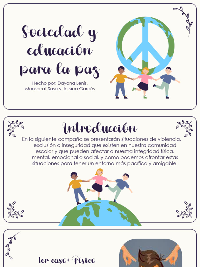 Sociedad y Educación para La Paz | PDF | Violencia | Psicología Social