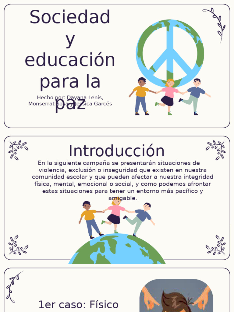 Sociedad y Educación para La Paz | PDF | Violencia | Psicología Social