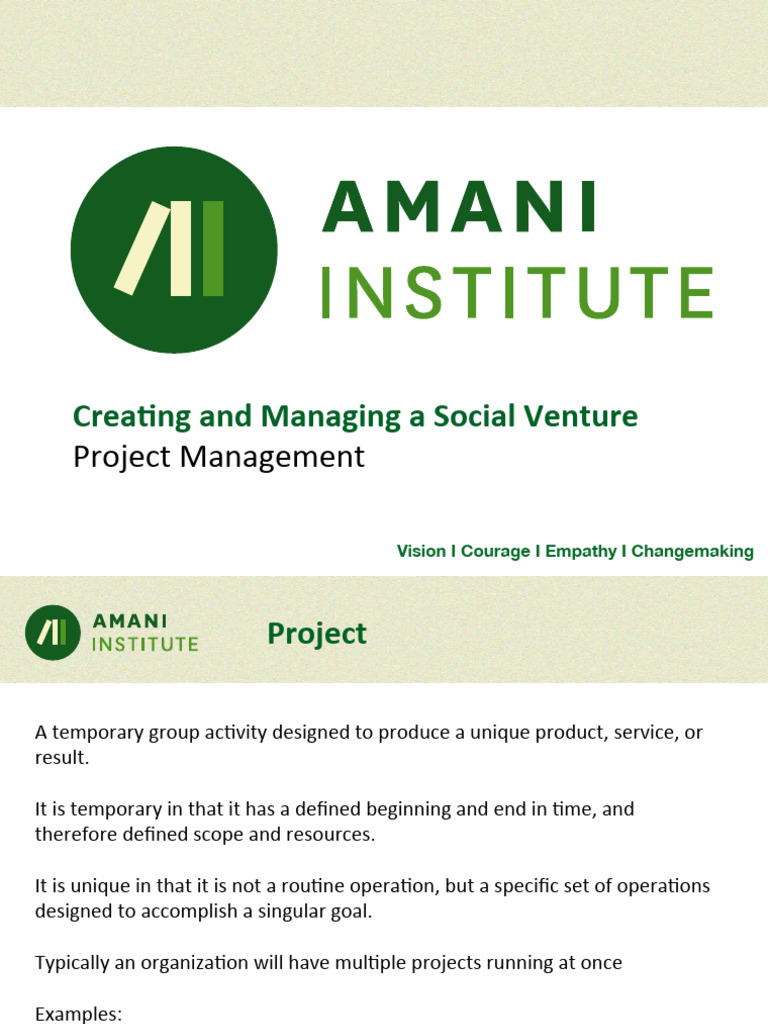 Social Venture Project Management Guide | PDF | Drupal