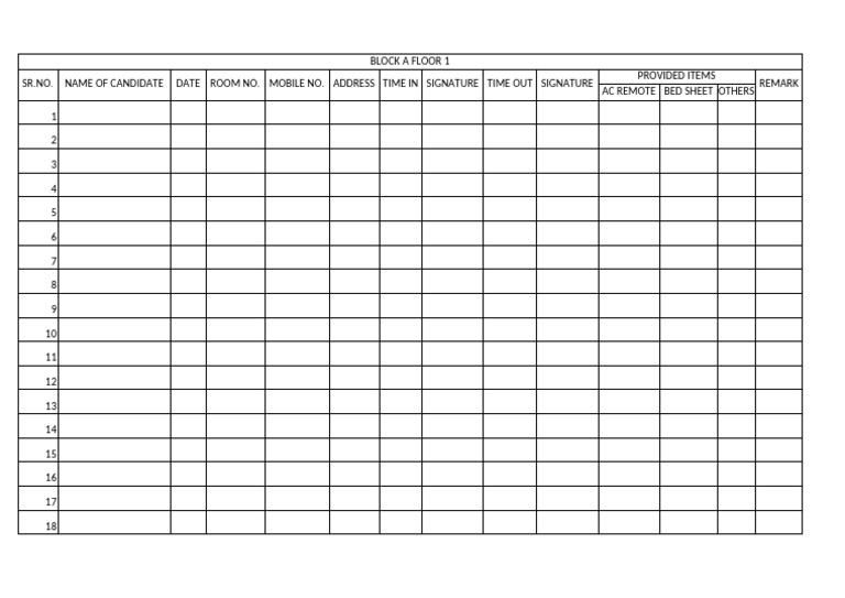 Hostel Sheet 2 | PDF