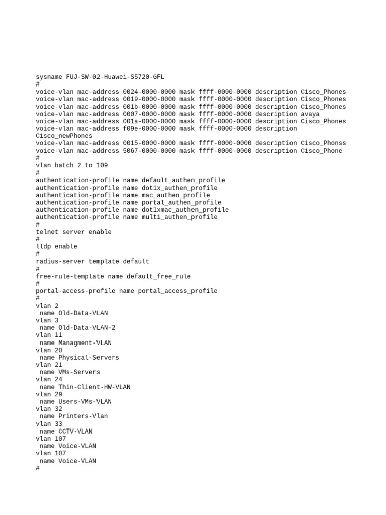 Huawei S5720 VLAN Configuration Guide | PDF | Communications Protocols ...