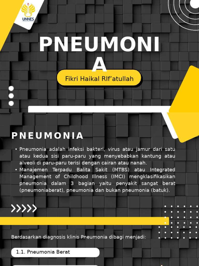 Panduan Lengkap tentang Pneumonia Anak | PDF