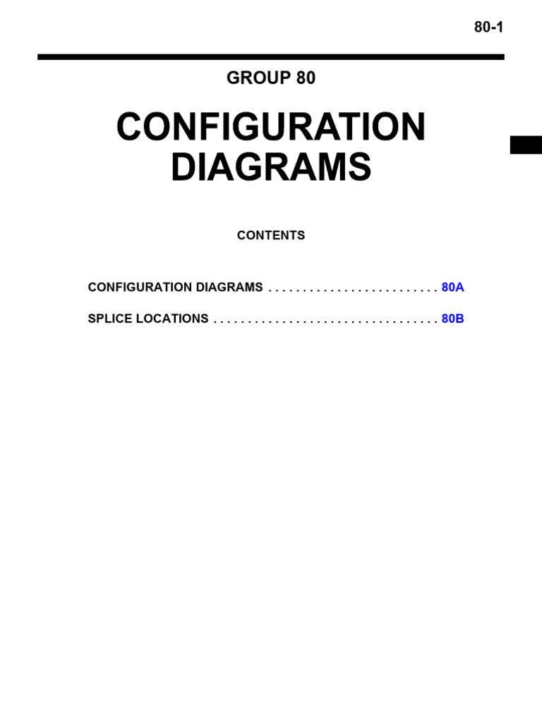 Group 80 Configuration and Splice Info | PDF