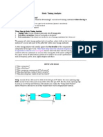 Static Timing Analysis: Critical Paths