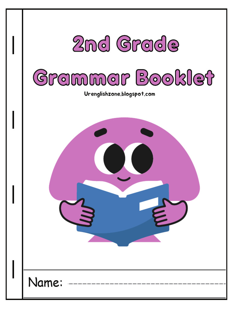 2nd Grade Grammar Workbook Guide | PDF | Plural | Pronoun