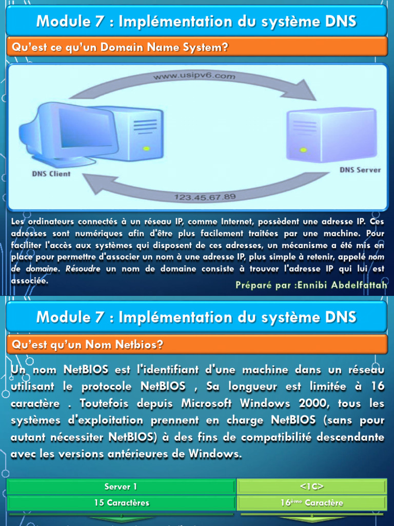 Introduction au système DNS | PDF | Système de noms de domaines ...